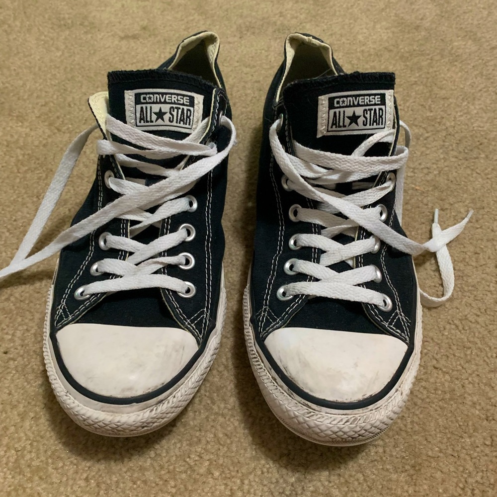 Black and White Converse